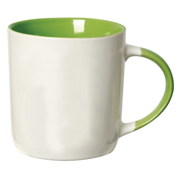 Koho 350 Ml. (12 Fl. Oz.) Stoneware Mug With Colored Handle