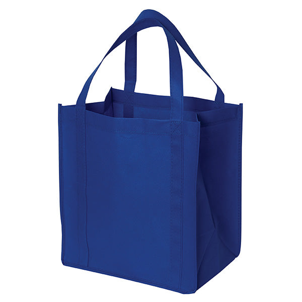 Non Woven Tote: 12" W x 13" H x 8" D