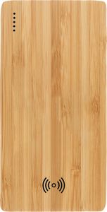 FSC® 100% Bamboo 5000 mAh Wireless Power Bank