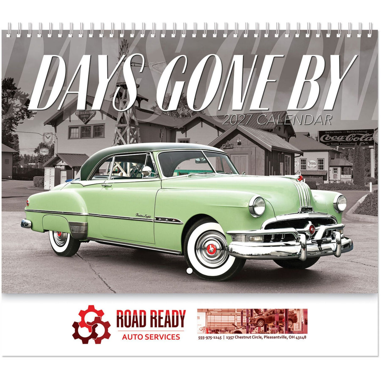 Full Colour Days Gone By Spiral Wall Calendar