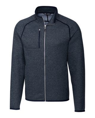 Cutter & Buck Mainsail Sweater-Knit Mens Full Zip Jacket