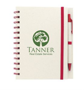 BoC Recycled Spiral Notebook with Pen