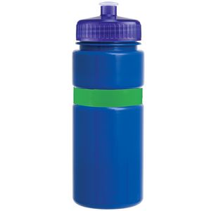 Blue/Green Band/Translucent Purple Lid Blank