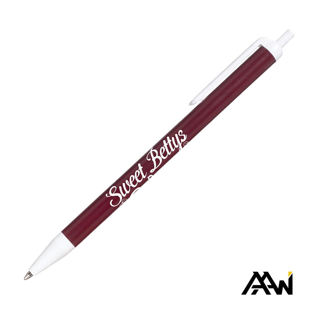 Maroon / Matte White