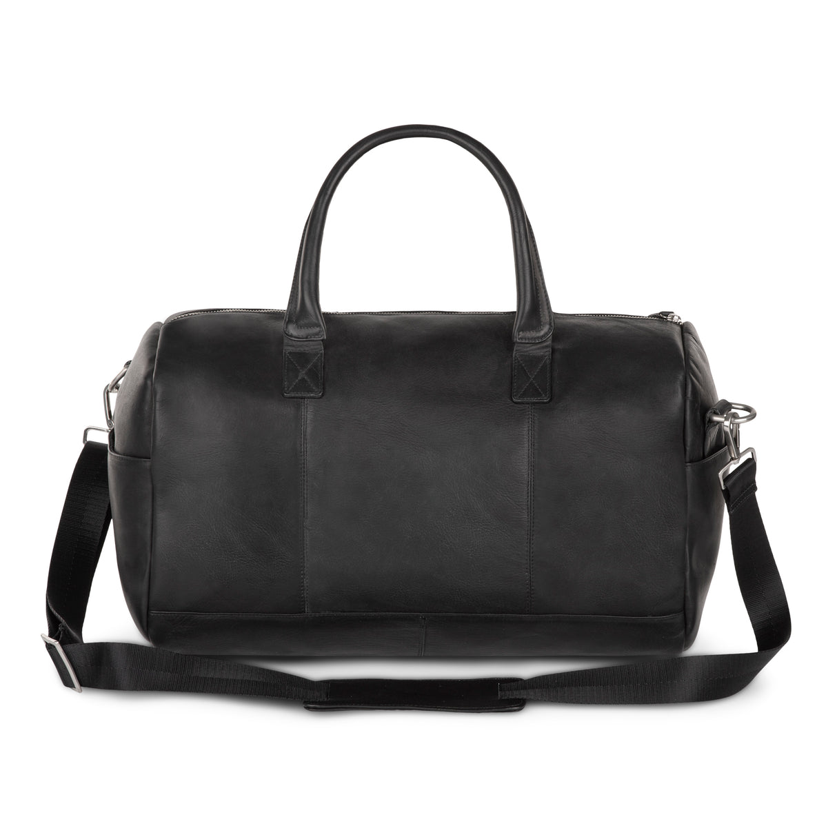 Bugatti Sartoria Leather Duffle bag - Black