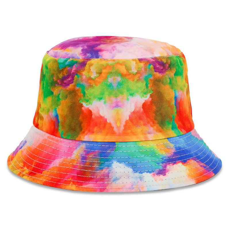 Sublimated Tie Dye Design Bucket Hat