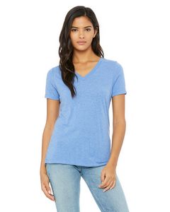BELLA+CANVAS Ladies' Relaxed Triblend V-Neck T-Shirt