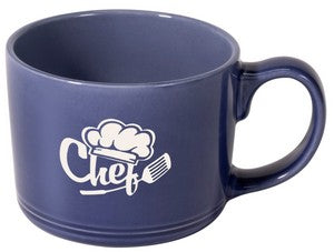 Nina 12oz navy mug in a Ripple gift box - Etched