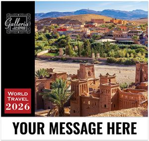 Galleria Wall Calendar 2026 World Travel