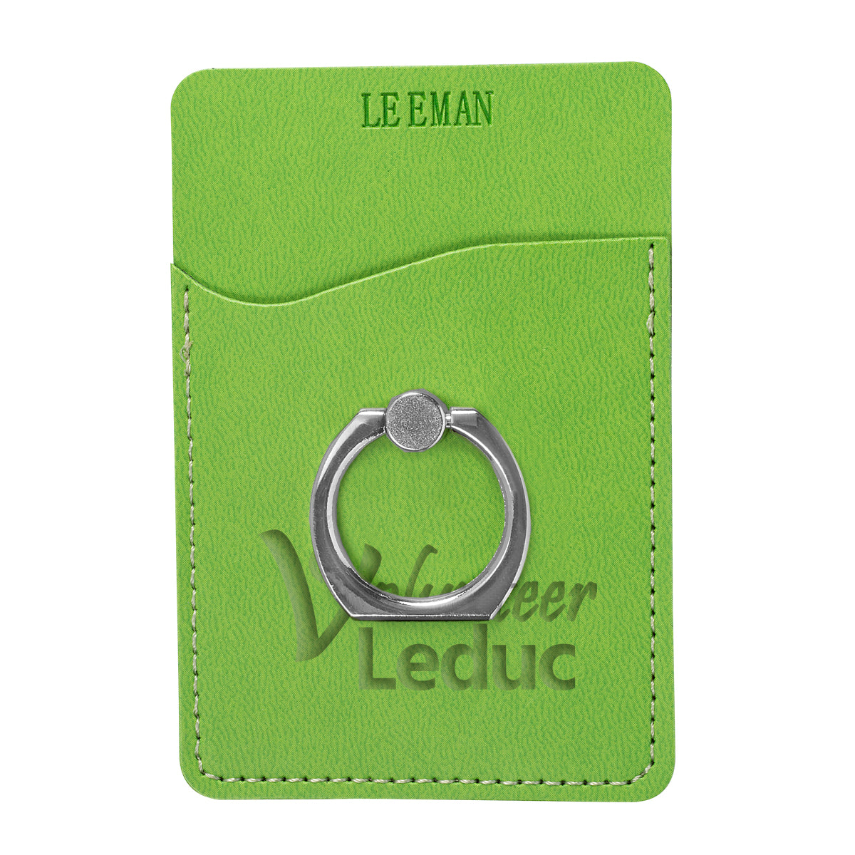 Tuscany™ Card Holder w/Metal Ring Phone Stand