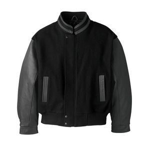 Graduate Adult Melton And Leather Insulated Jacket