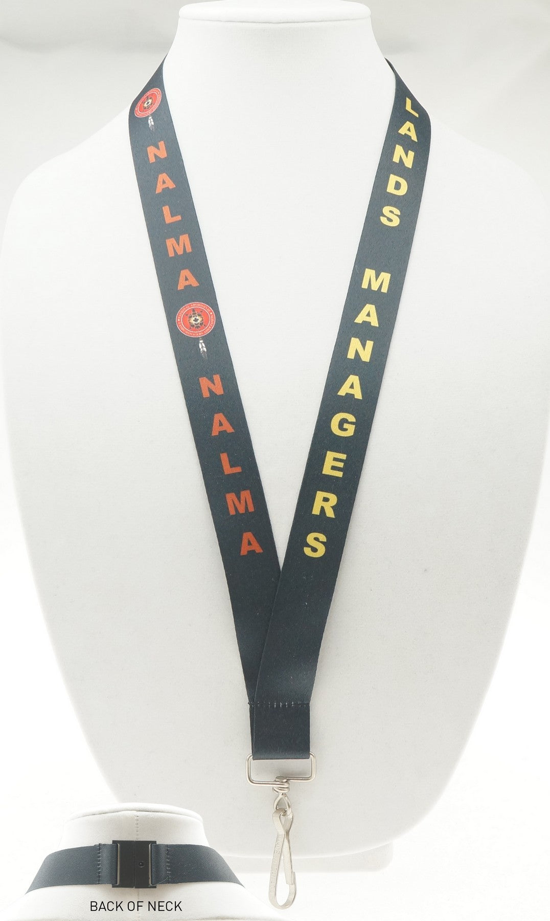 1" Digitally Sublimated Lanyard w/ Sew on Breakaway