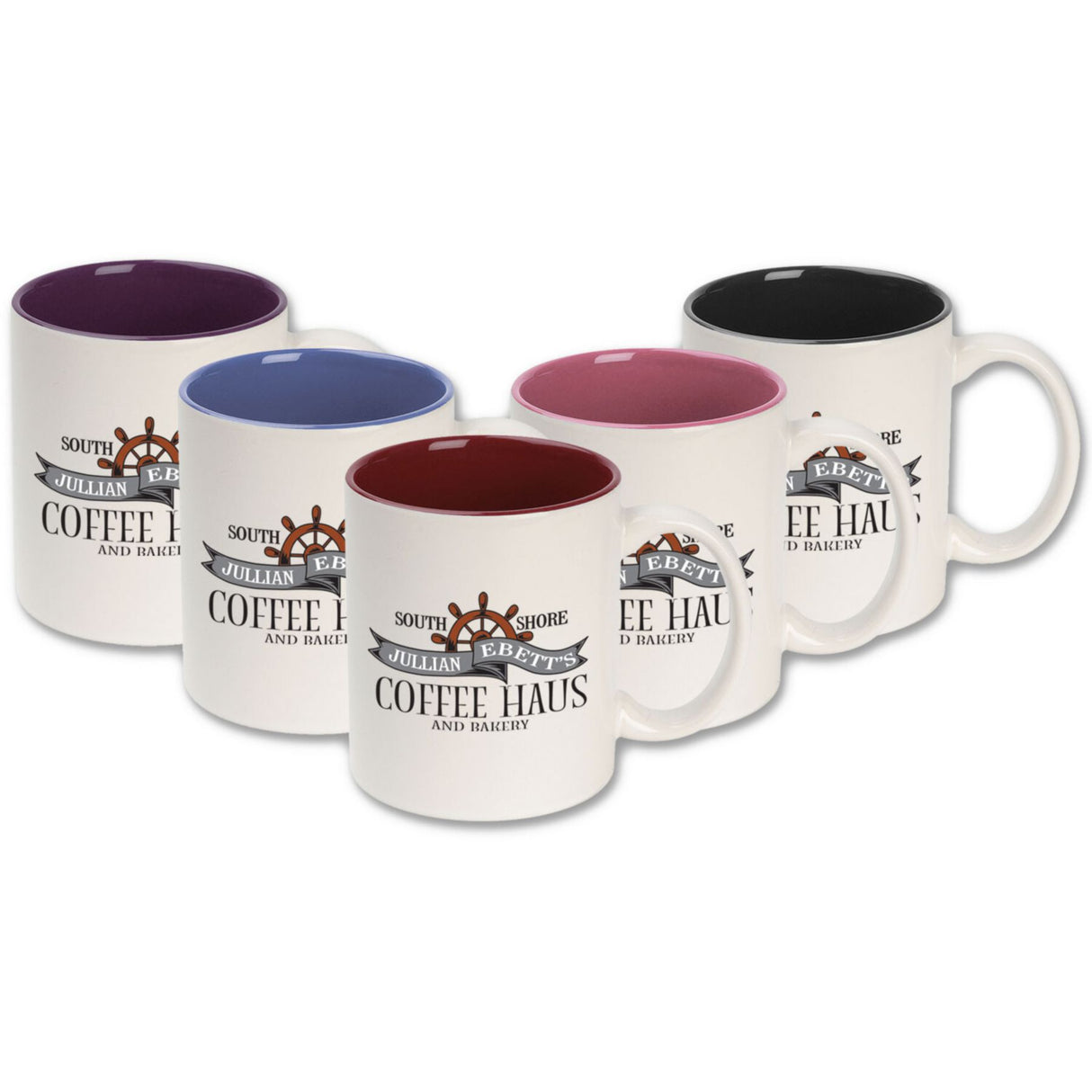 Full Colour Ceramic Colour Accent Mug 11 Oz