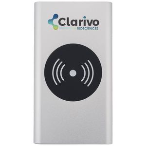 Silver/Black Logo Top View