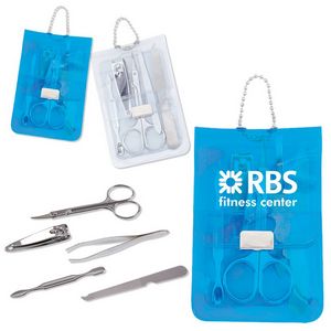 Translucent 5-Piece Manicure Pouch