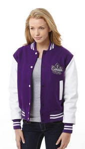 Custom Ladies Varsity Jacket w/Set In Sleeve