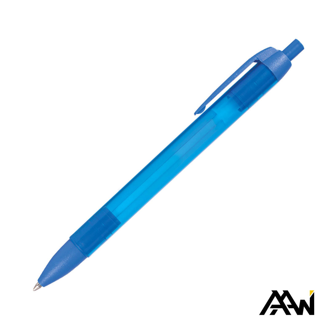Widebody Pen w/Translucent Barrel - Matte Colored Accent
