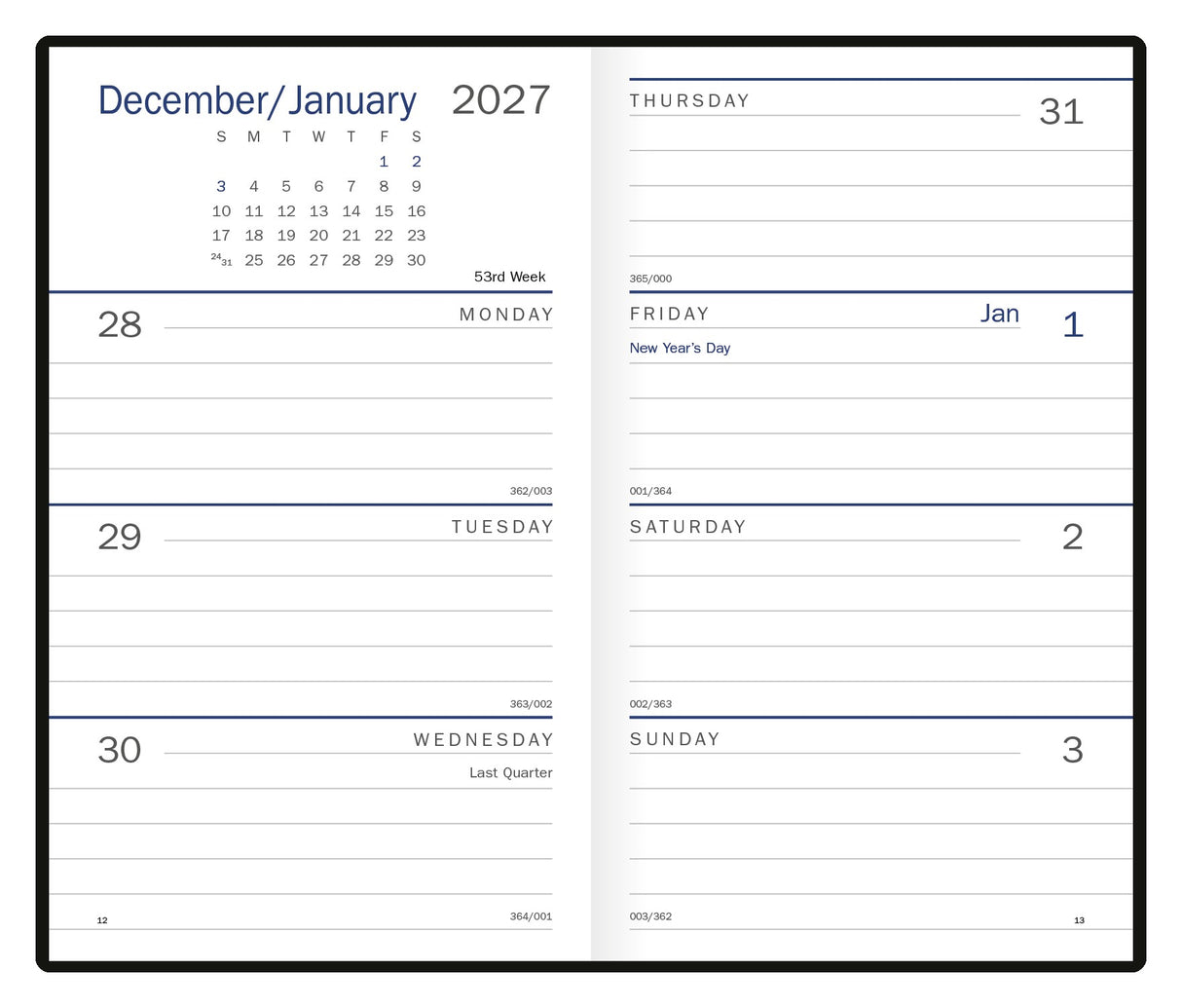 Triumph Calendars Standard Weekly Pocket Planner open image