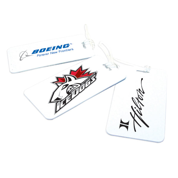 1/16" Thick Printed Luggage Tag