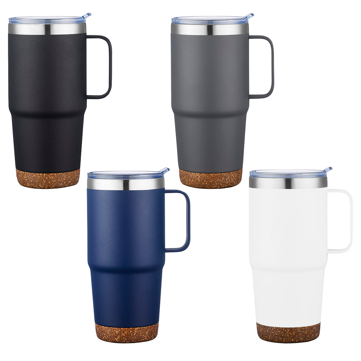 Cortina 24 oz Vacuum Insulated Travel Mug with Cork Base