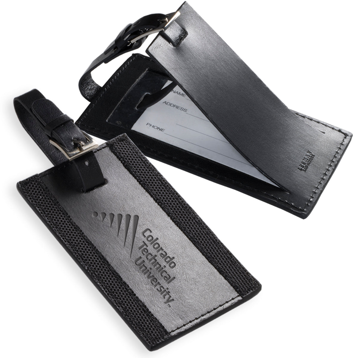Majestic™ Leather Luggage Tag