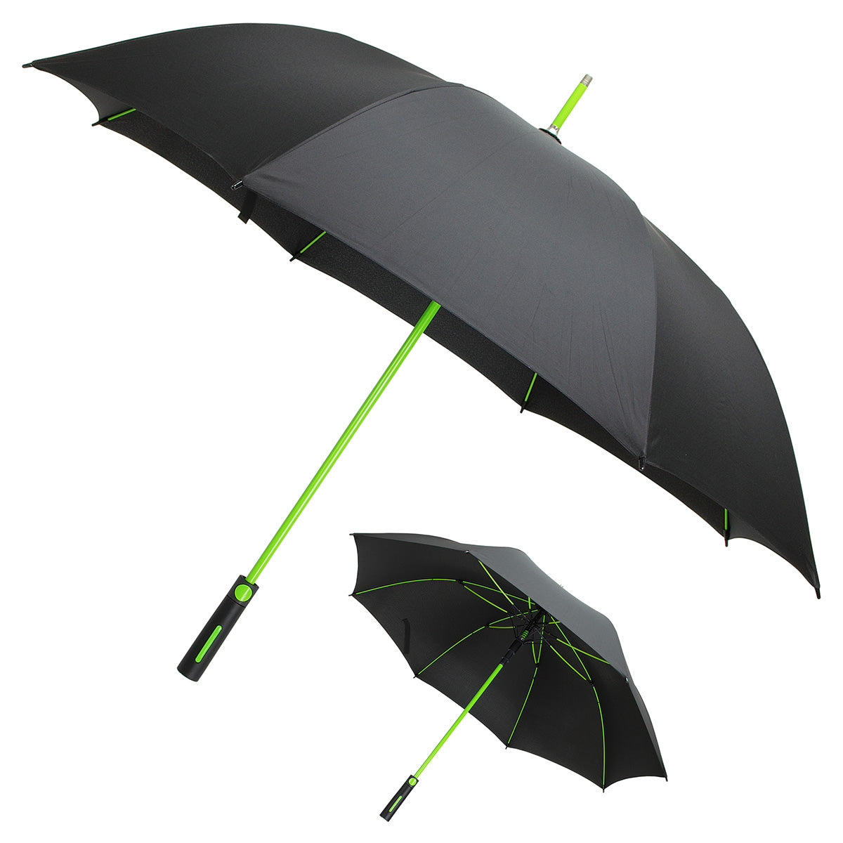 Parkside Auto-Open Umbrella with Contrasting Color Frame