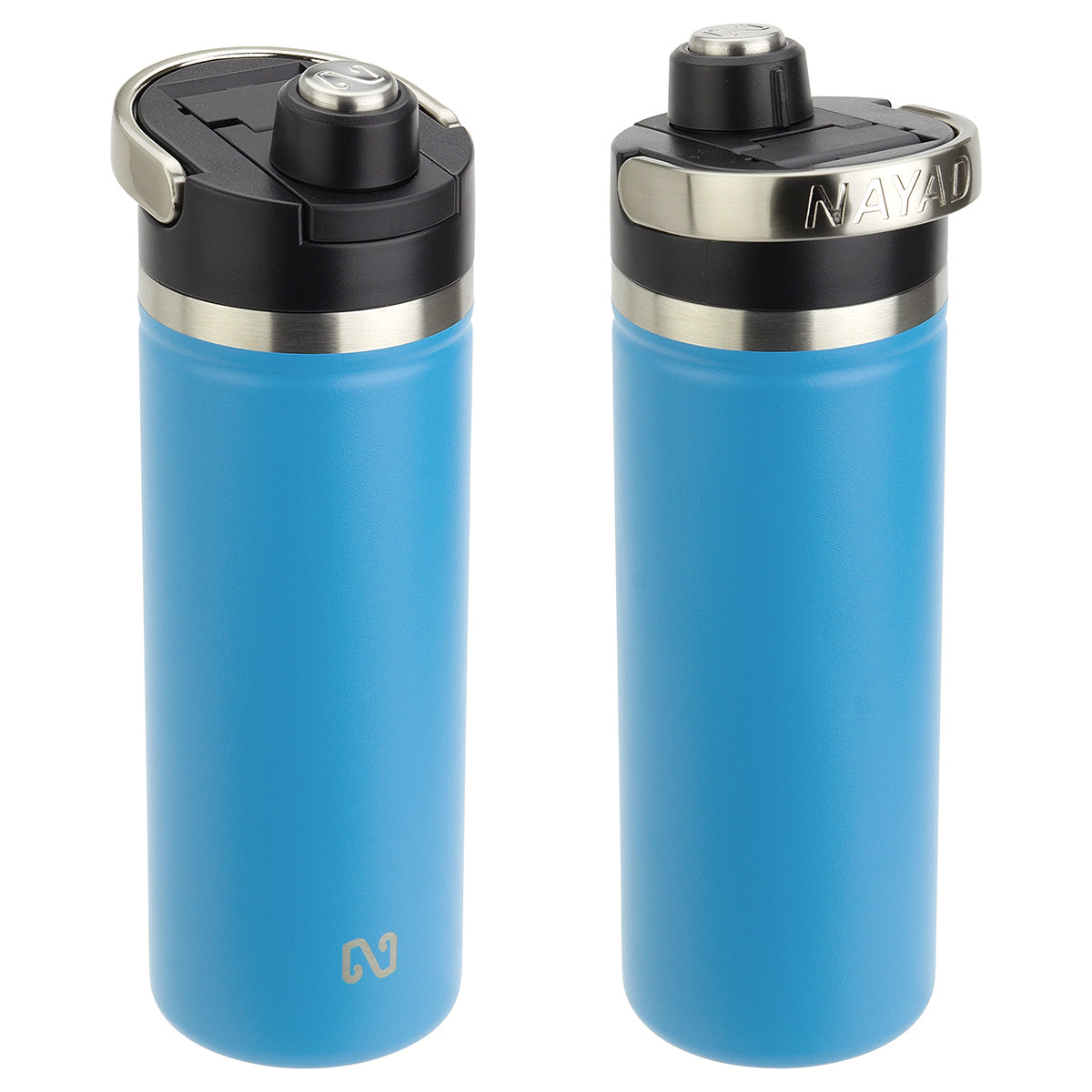 NAYAD® Traveler 18 oz Stainless Double-wall Bottle with Twist-Top Spout