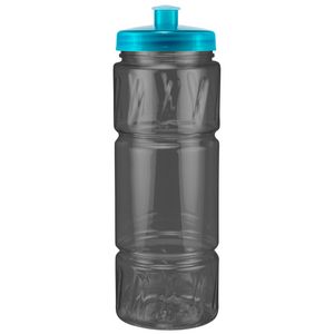 Translucent Smoke/Translucent Aqua Blue Lid Blank