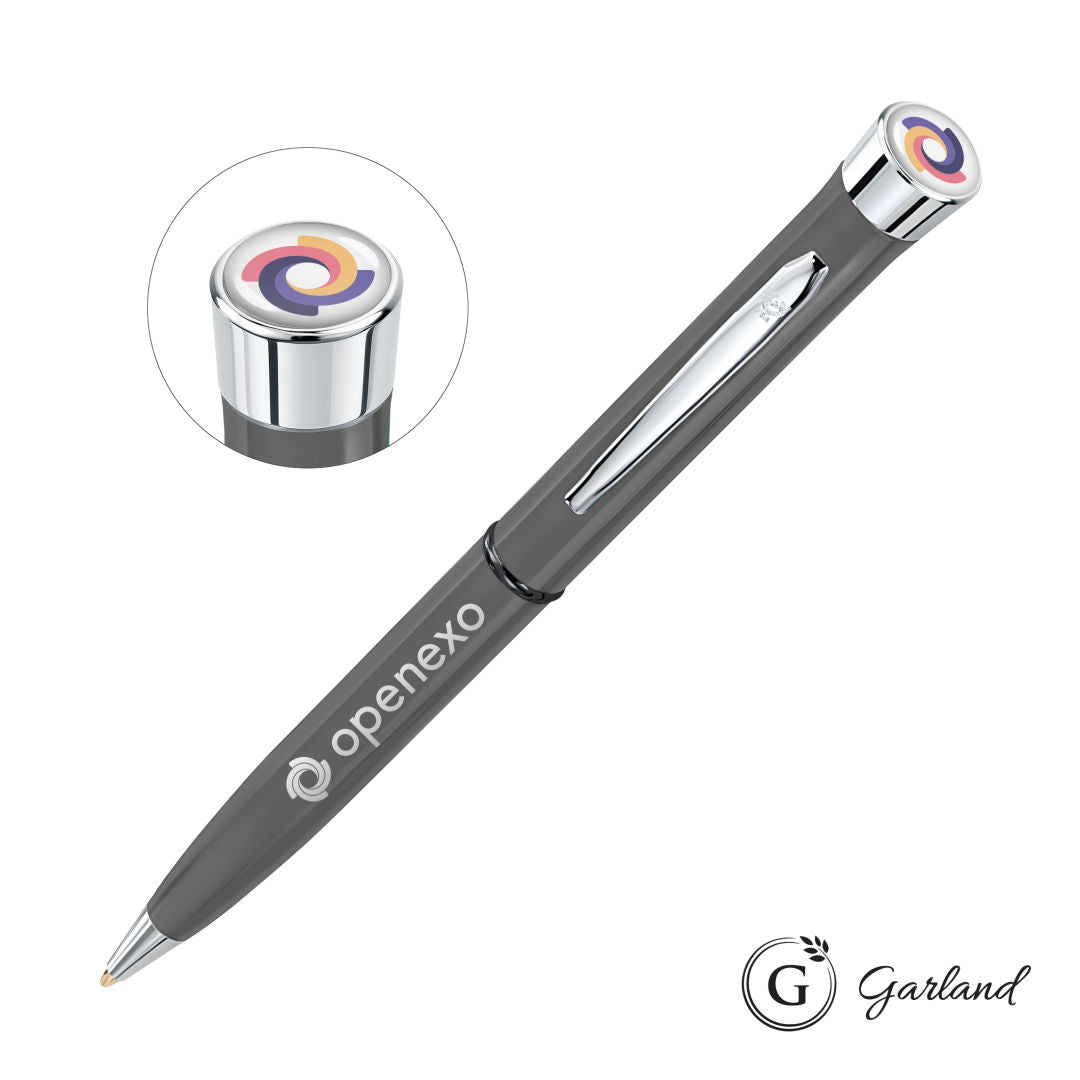 Garland? Recycled Custom Ballpoint Twist Pen - Chrome Accent