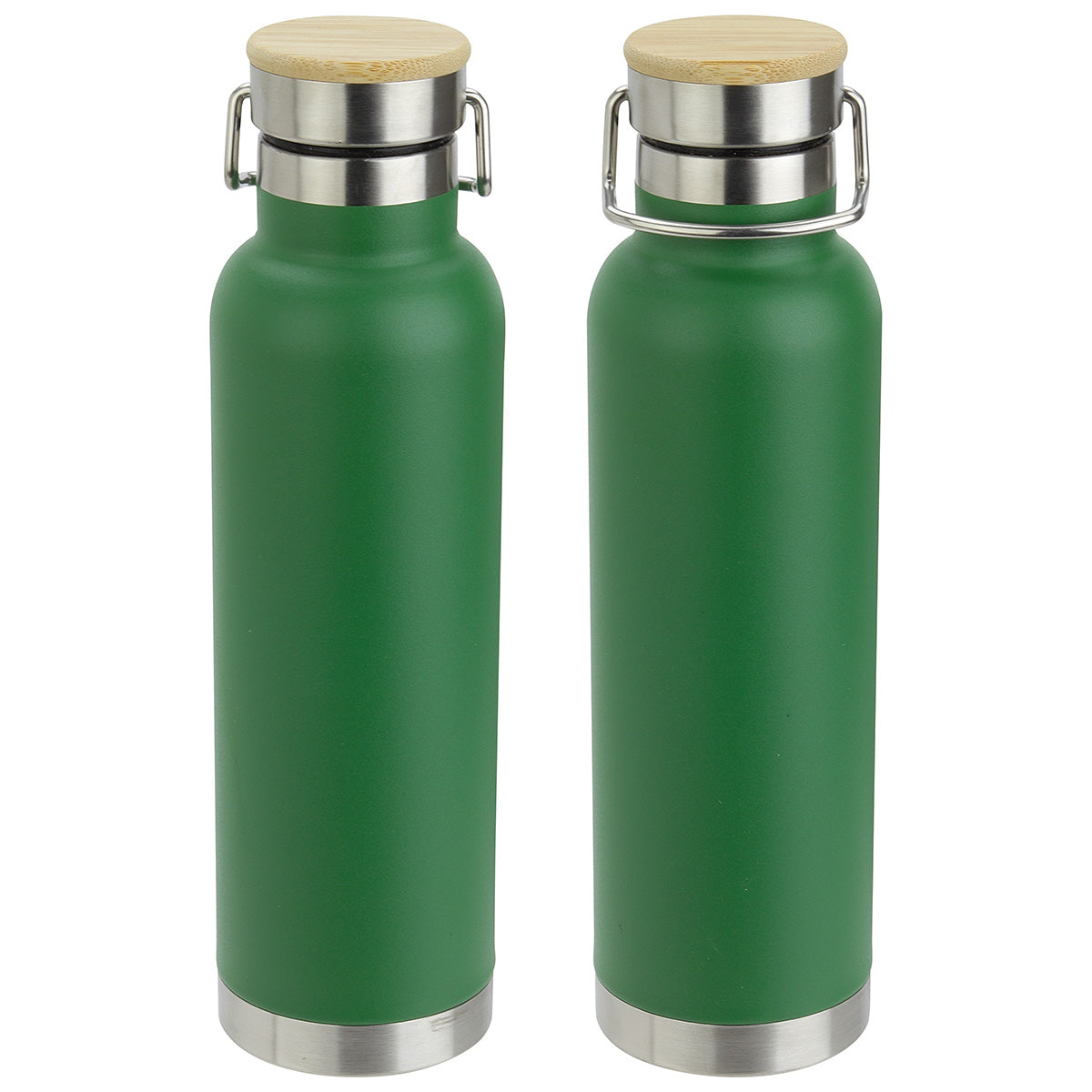 Cusano 22 oz Vacuum Insulated Stainless Steel Bottle with Bamboo Cap