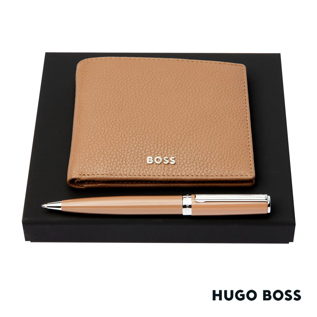 Hugo Boss® Ballpoint Pen & Wallet Set