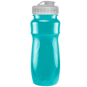 Aqua Blue/Clear Lid Blank