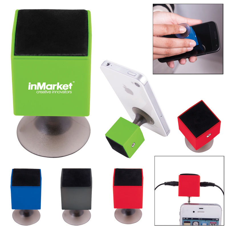 2-in-1 Earbud/Jack Splitter & Device Stand