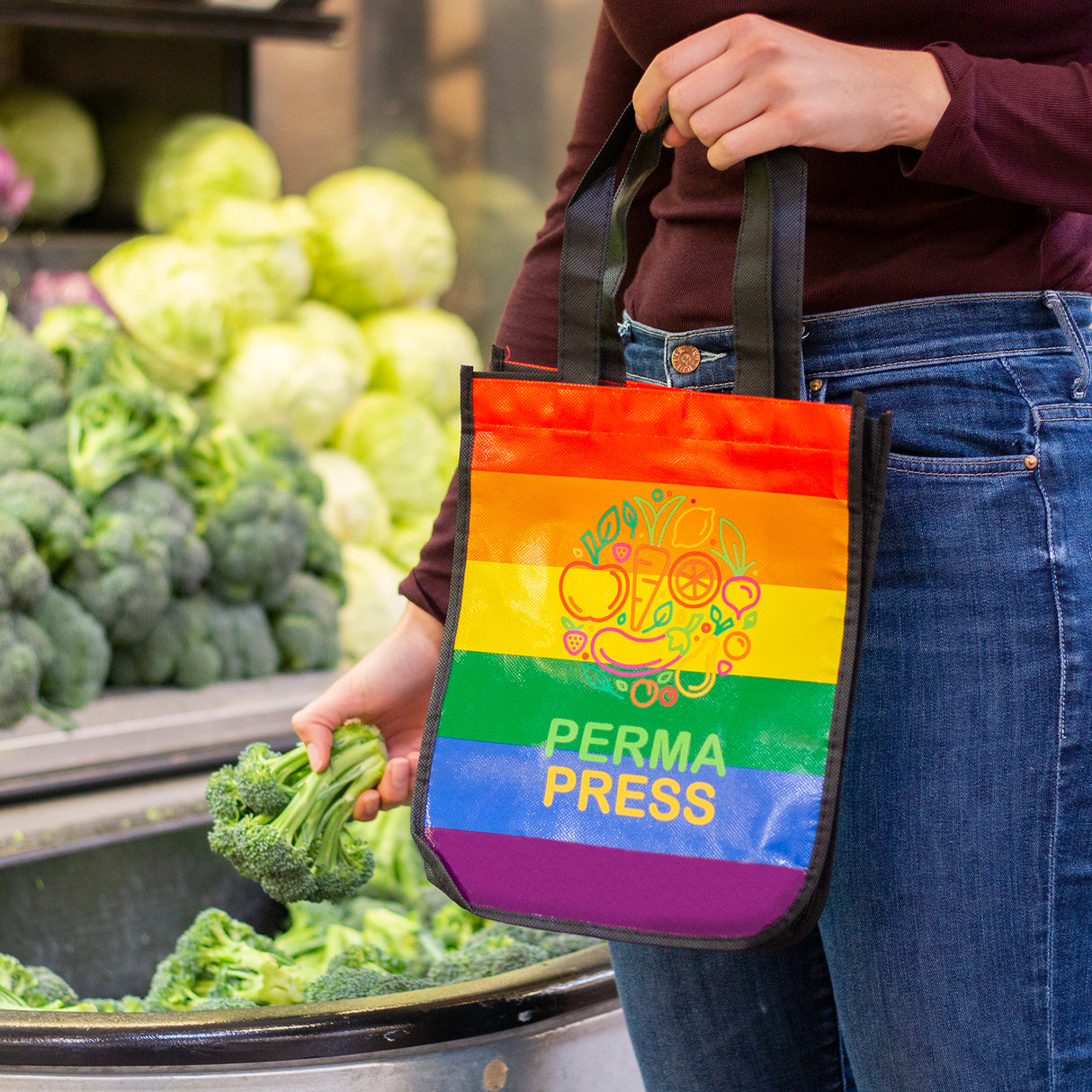 Recycled Fashion Carryall Tote Bag