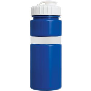 Blue/White Band/White Lid Blank