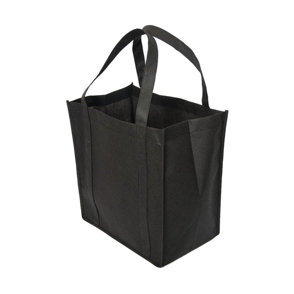Non Woven Tote: 12" W x 13" H x 8" D