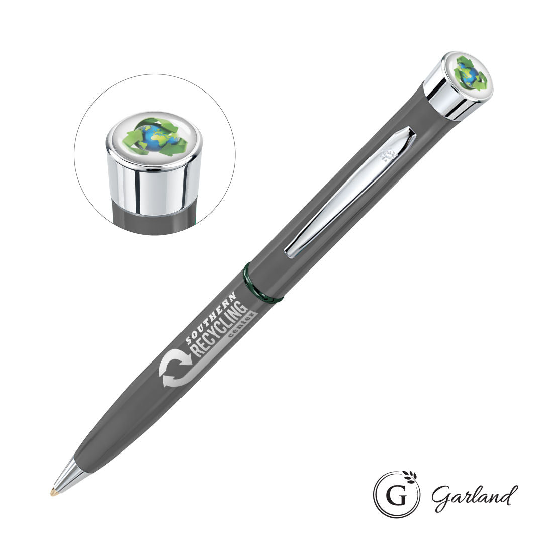 Grey with Green Band / Chrome