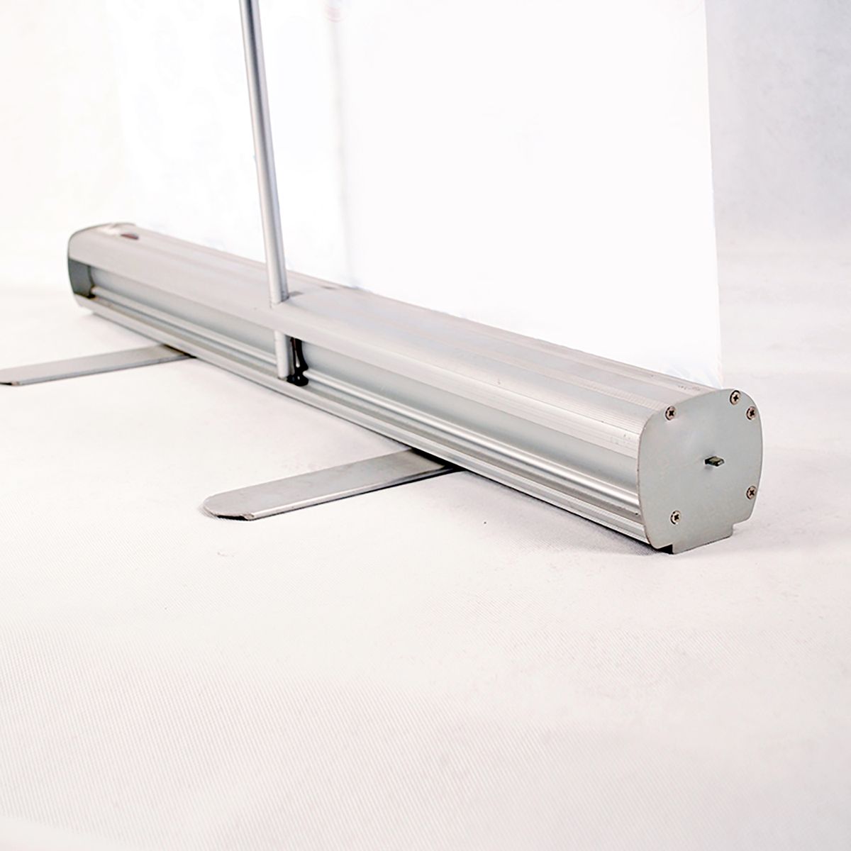 24Hr Express Ship-Sublimated Heavy Fabric Premium Retractable Pull Up Banner, Stand & Bag, (33.5"x79