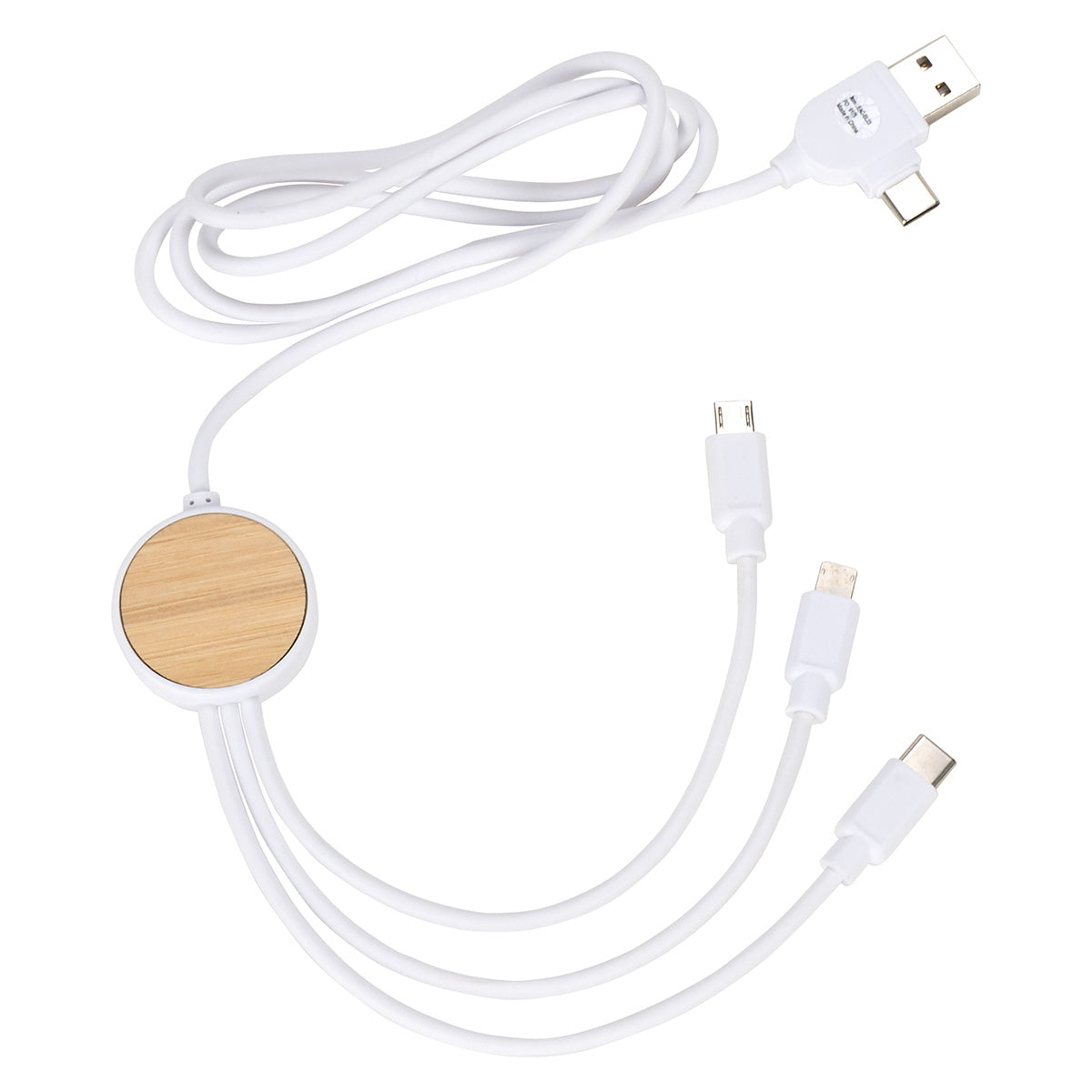 Bamboo 3-in-1 39" Charging Cable