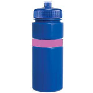 Blue/Pink Band/Translucent Blue Lid Blank