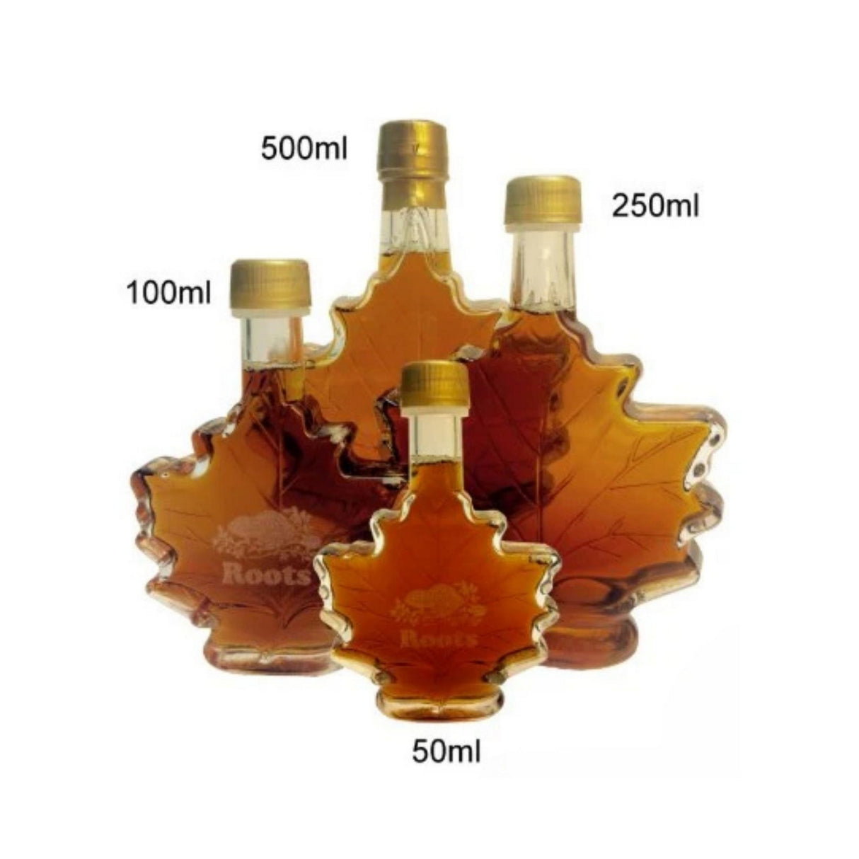 50ml Maple Syrup In Leaf Bottle