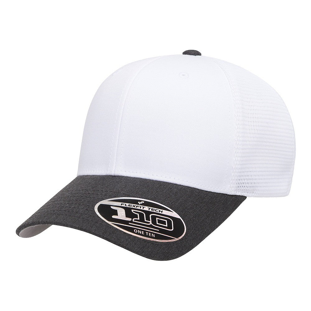 WHITE/DARK HEATHER GRAY