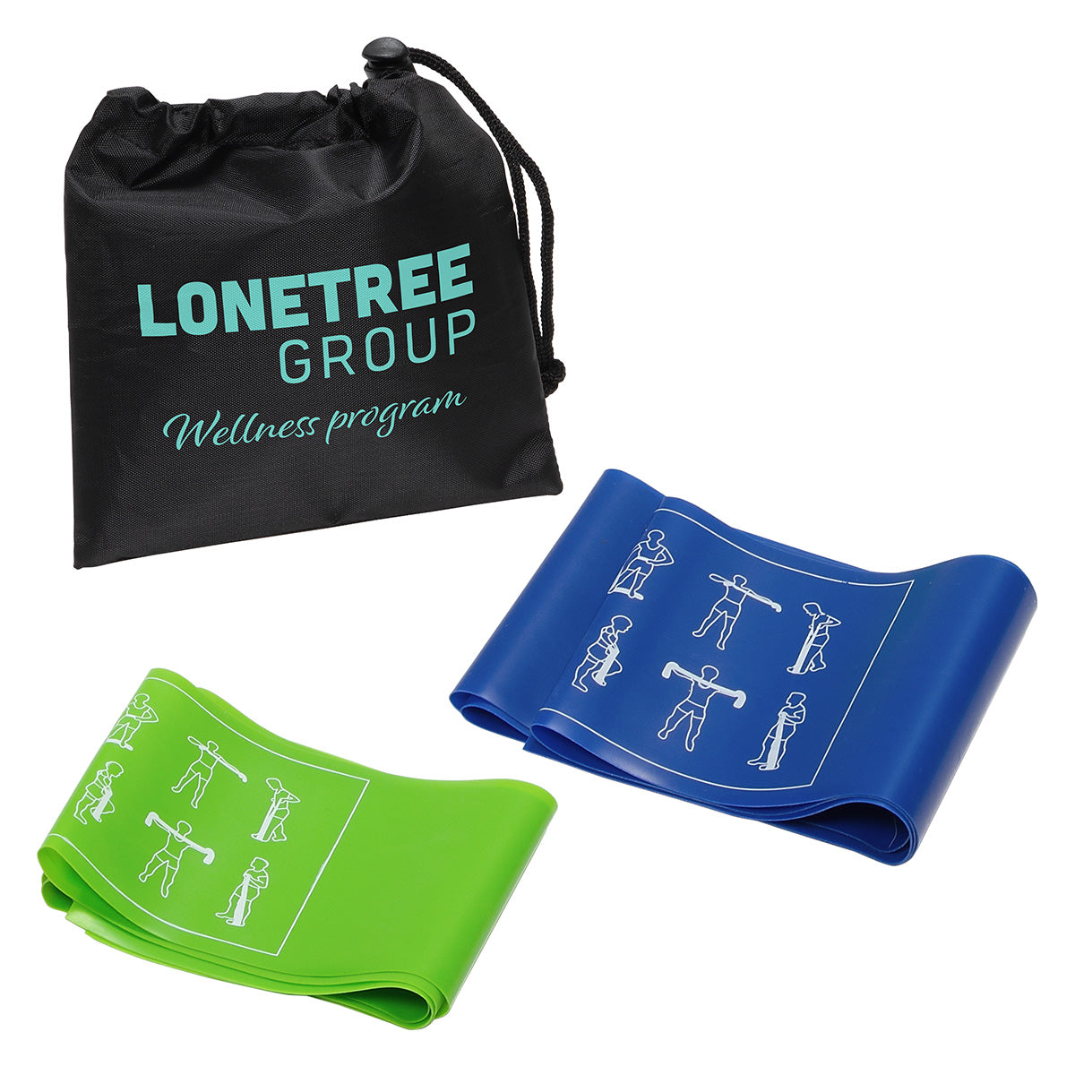 Power Stretch 2-Piece Fitness Band Set