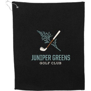 15'' x 18'' Recycled 200g Microfiber Waffle Towel