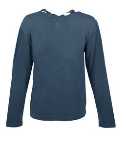 Navy Heather Blue Blank Front