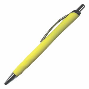 Vernon Plastic Rubberized Plunger Action Ballpoint Pen (3-5 Days)