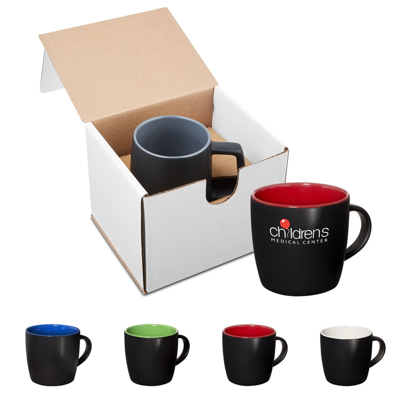 12 Oz. Riviera Ceramic Mug in Individual Mailer