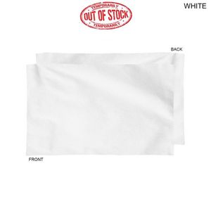 Plush and Soft Velour Terry Cotton Blend White Sports, Sweat Towel, 12x18, Blank Only