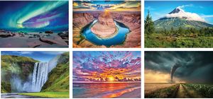 Luxe Amazing Nature Stapled Wall Calendar