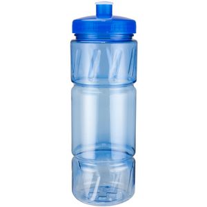 Translucent Blue/Translucent Blue Lid Blank